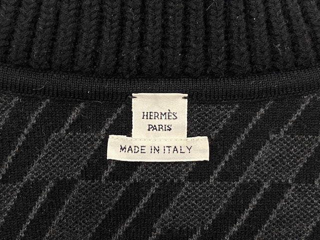 エルメス/リバーシブル ジップアップコート 【バイアスH】【SALE】