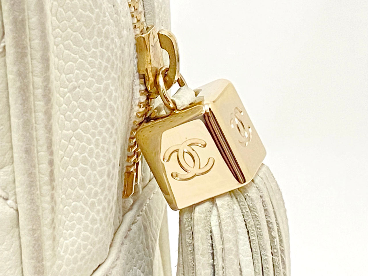 シャネル/フリンジチャーム付 ココマークハンドバッグ【SALE】