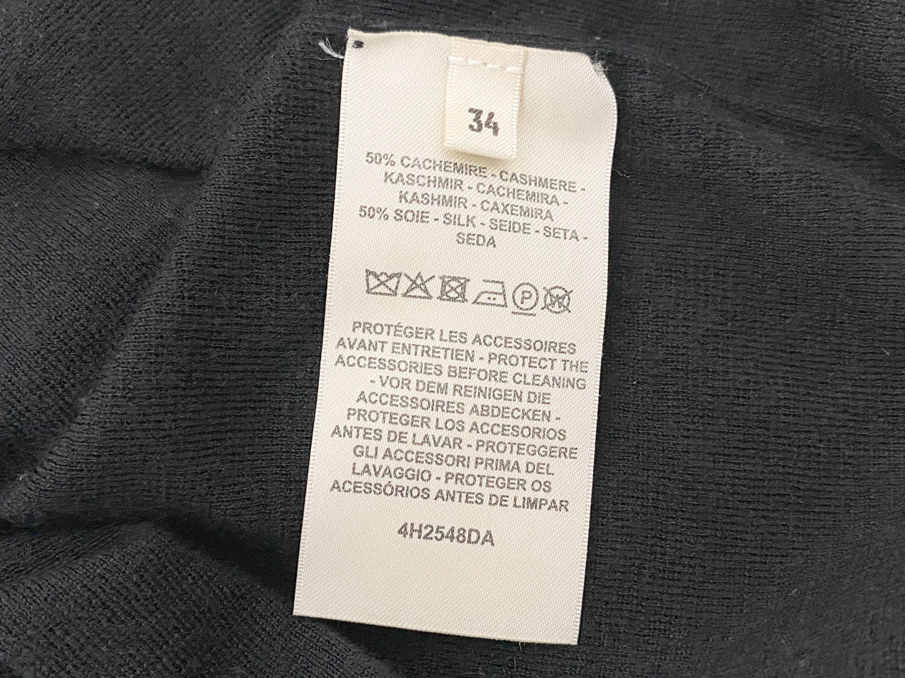 エルメス/エクスリブリスボタン ニットワンピース