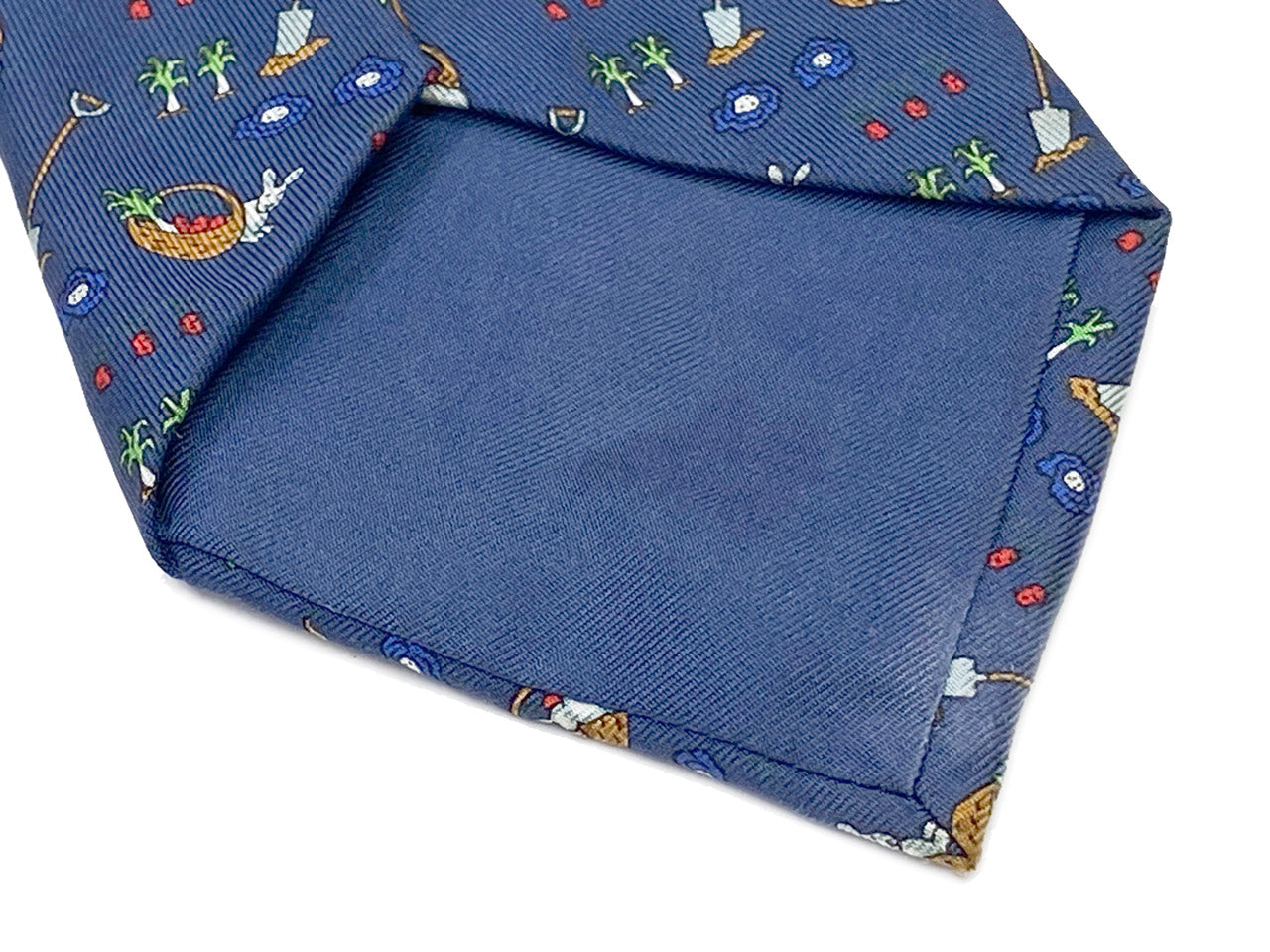 エルメス/メンズ プリント ネクタイ 【ラビット柄】