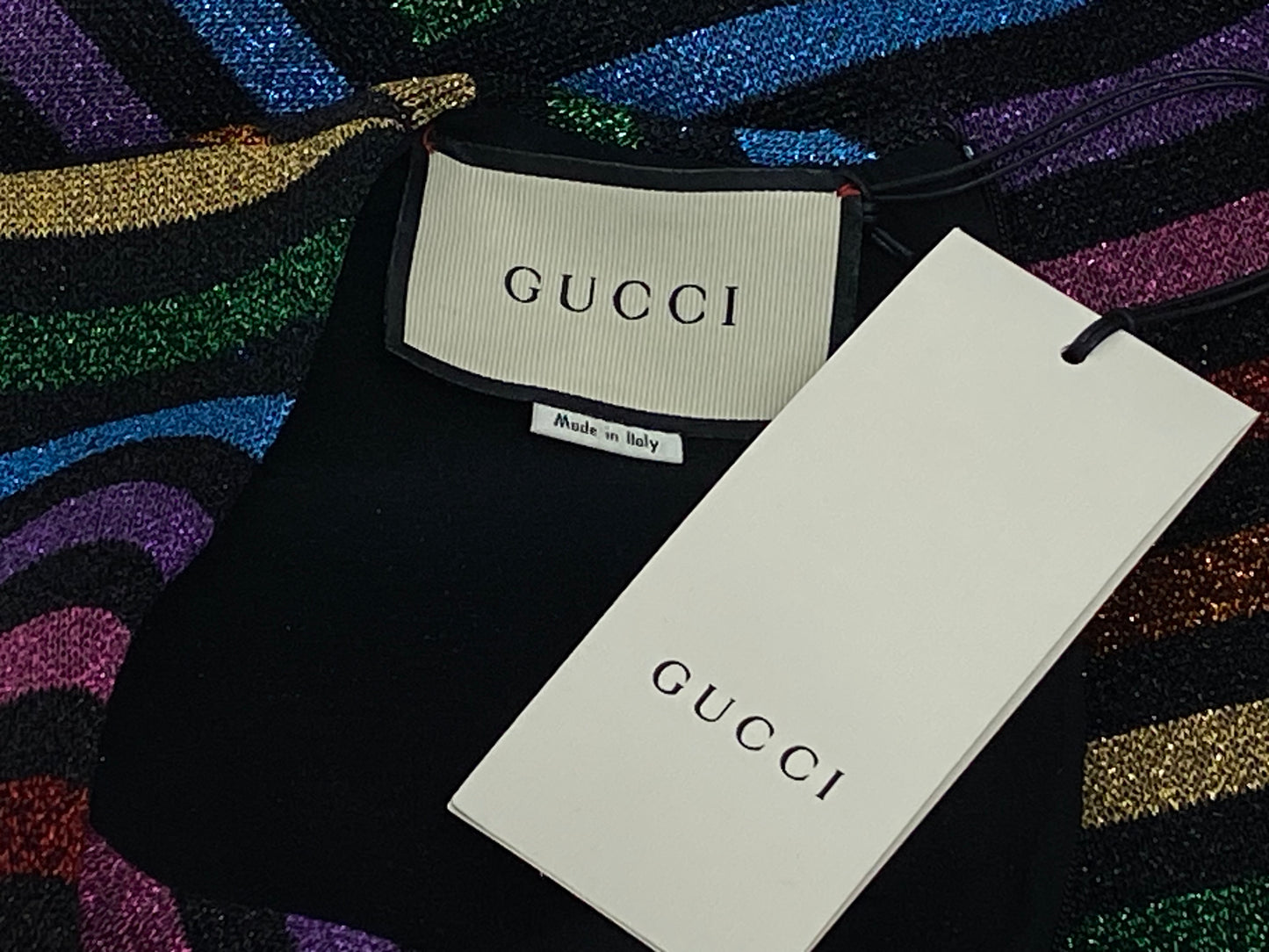 グッチ/ラメニットワンピース