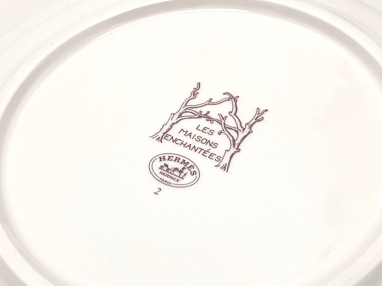 エルメス/デザートプレート 22cm 《メゾンアンシャンテ》 No.2 【SALE】