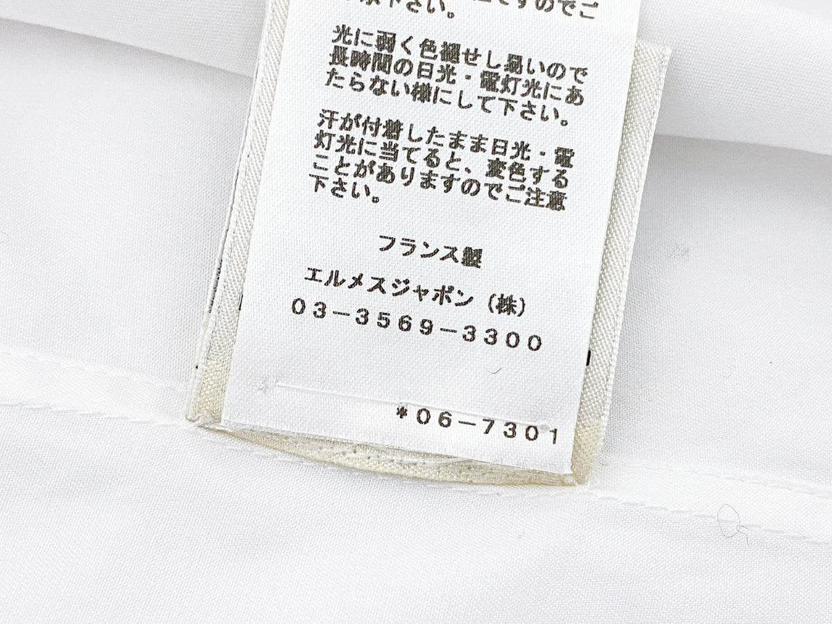 エルメス/コットンシャツワンピース