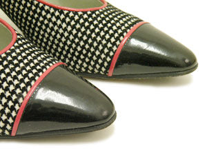 クリスチャンディオール/千鳥格子柄パンプス