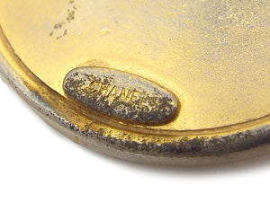 シャネル/フェイクパール ラウンドブローチ