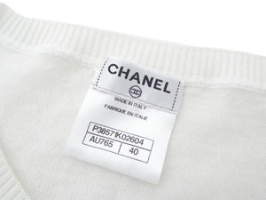 シャネル/CCスリーブ 半袖ニットトップス