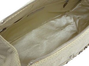 シャネル/パンチングレザーショルダーバッグ