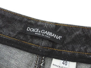 ドルチェ&ガッバーナ/サイドライン ストレートデニムパンツ