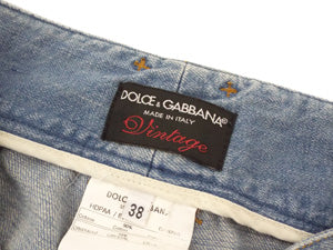 ドルチェ&ガッバーナ/クラッシュデニムパンツ