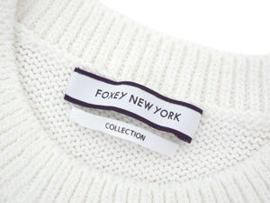 フォクシー FOXEY NEW YORK/コットンニットセーター