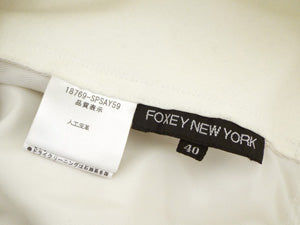 フォクシー FOXEY NEW YORK/ストレッチレザースカート