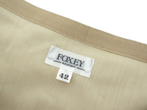 フォクシー FOXEY BOUTIQUE/グログランリボン スウェードフレアスカート【SALE】!!!