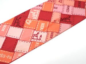 エルメス/ツイリー【ボルデュック チェック】【SALE】
