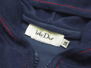 ベビーディオール/ジップアップパーカー