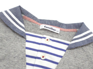 ファミリア/セーラーカラー半袖トップス