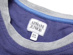 アルマーニ ジュニア/プリントTシャツ 【マルチロゴ】