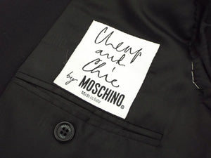 モスキーノ/メンズ 3つボタンテーラードジャケット