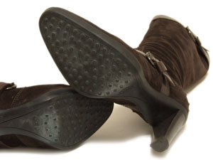 トッズ/スウェードロングブーツ