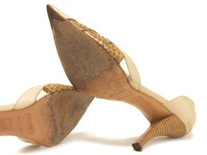 セルジオロッシ/パイソン&カーフ パンプス