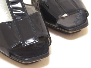 ダナキャラン DKNY/エナメル ストラップ サンダル【SALE】