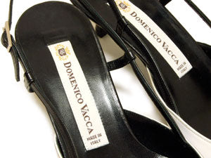 ドメニコ ヴァッカ/ローヒールバックストラップパンプス