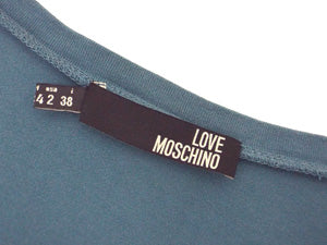 ラヴ モスキーノ/ロゴ刺繍Tシャツ