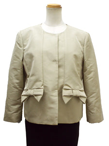 レッド ヴァレンティノ/リボン付きノーカラージャケット【SALE】!!!