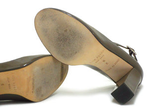 ケイトスペード/アンクルストラップ エナメルパンプス【SALE】