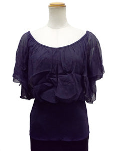 アルベルタ フェレッティ/シフォンショルダートップス【SALE】