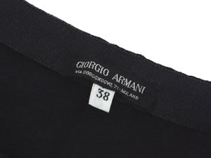 ジョルジオアルマーニ/フロントスリットベロアスカート