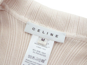 セリーヌ/シルクニットポロシャツ