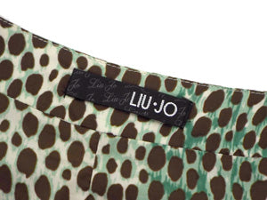 リュージョー/レオパード柄シフォンワンピース