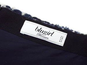 ブルーガール/ニットツイード台形スカート【SALE】