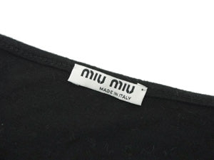 ミュウミュウ/スクエアネックトップス