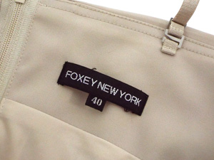 フォクシー FOXEY NEW YORK/バルーンワンピース/サンドベージュ
