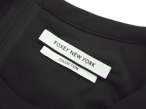 ե/ե FOXEY NEW YORK/Cupra Satin Novelty Sleeve DressSALE