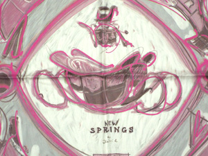 エルメス/カレ90 スカーフ 【NEW SPRINGS（ニュー スプリングス ...