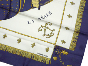 エルメス　スカーフ　VUE DE CAROSSE DE  クイーンの戴冠式　カレHERMES