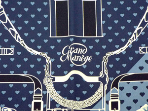 エルメス/カレ70 スカーフ 【Grand Manege Bandana Love （グラン ...