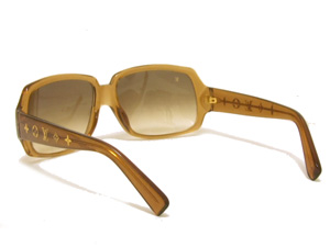 B2545 新同!! ルイヴィトン オプセシオン サングラス 眼鏡フレームべっ甲柄×ゴールド