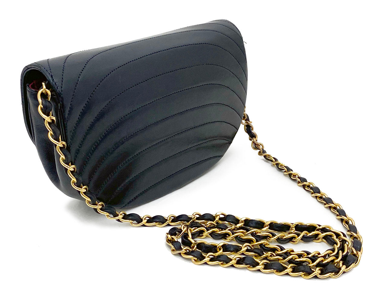 シャネル/ハーフムーン ショルダーバッグ