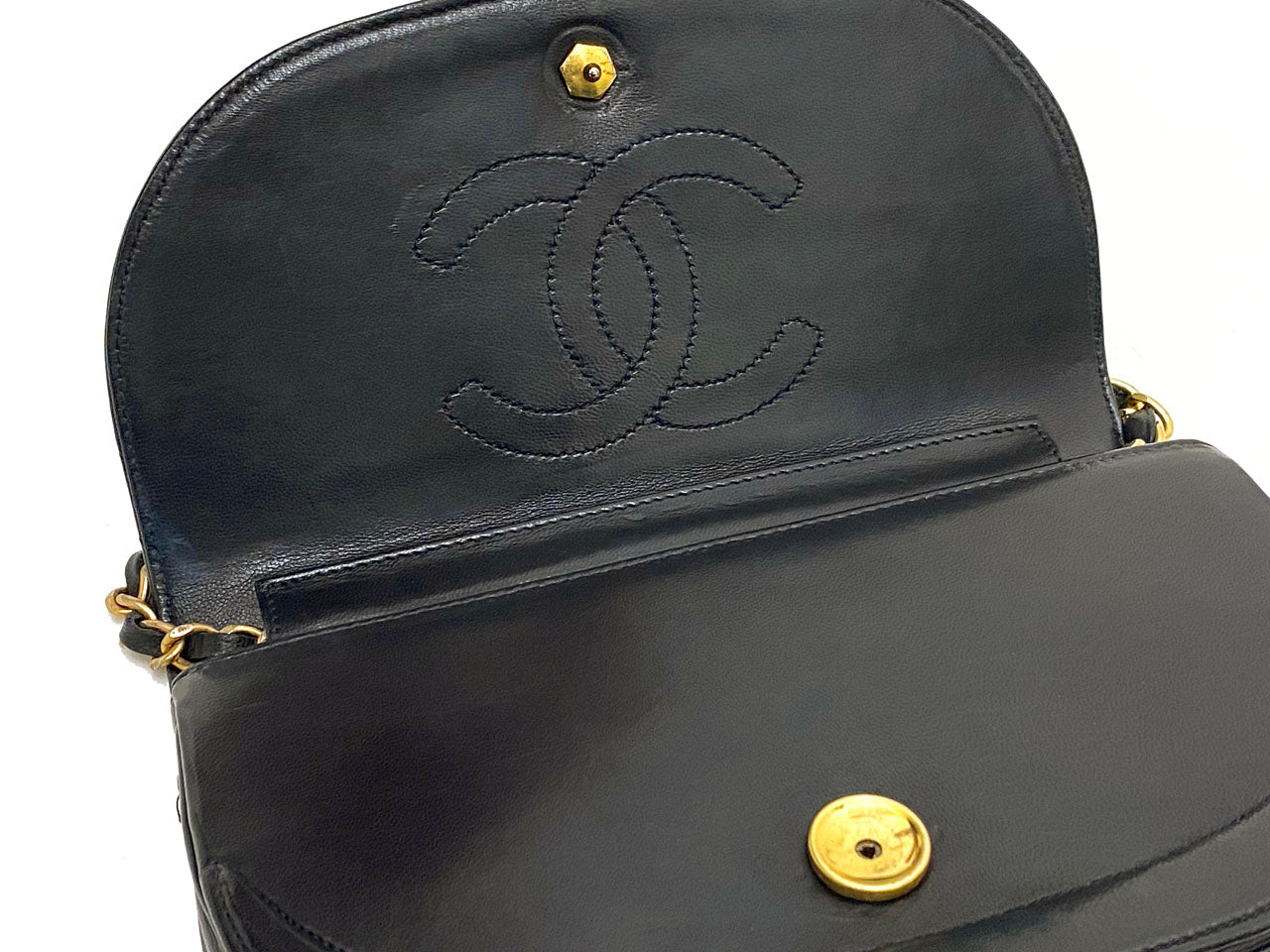 シャネル/ハーフムーン ショルダーバッグ