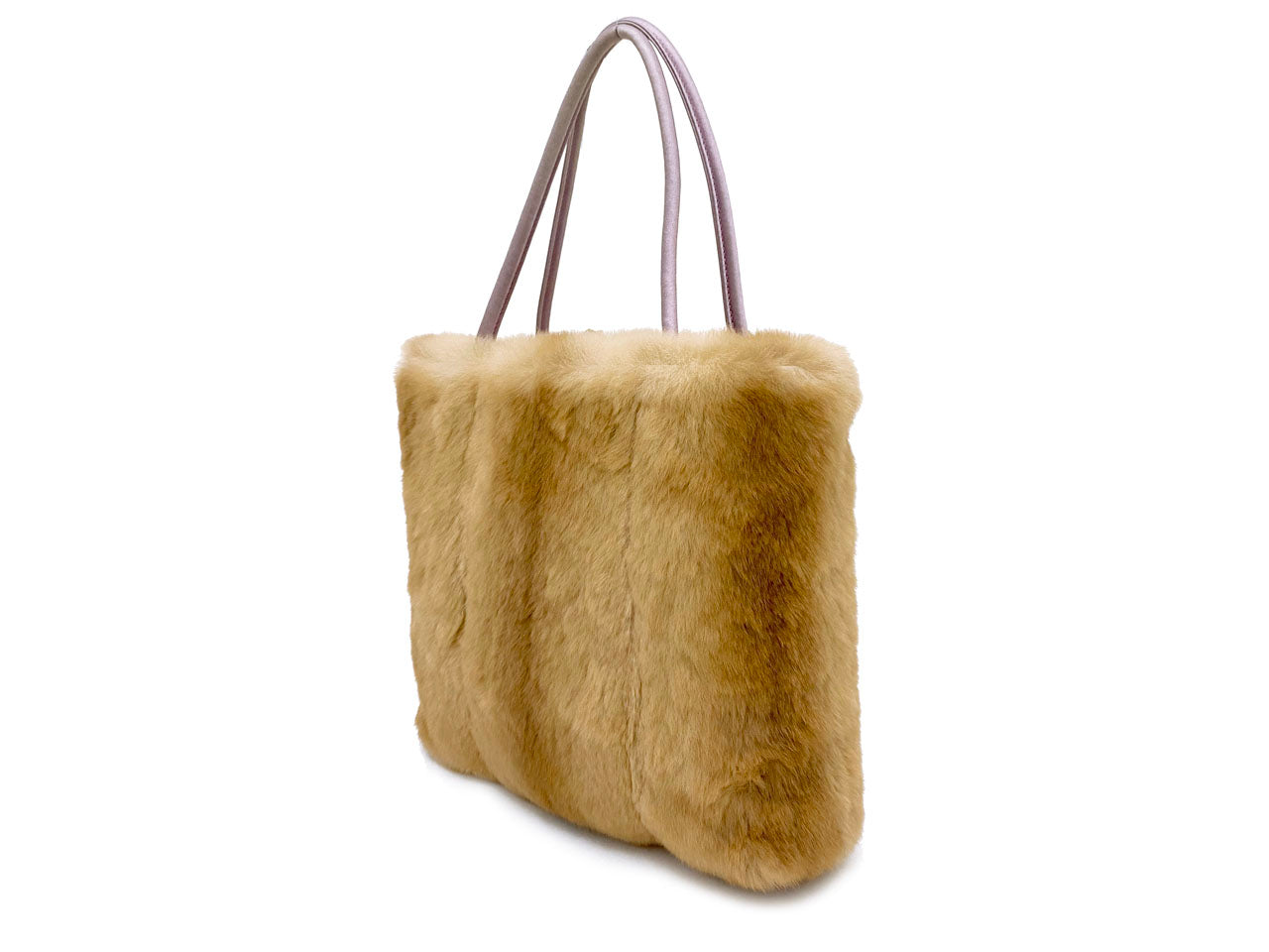 プラダ/ファーハンドバッグ