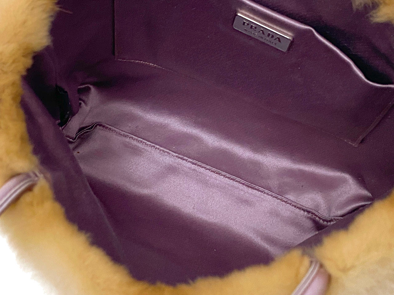 プラダ/ファーハンドバッグ
