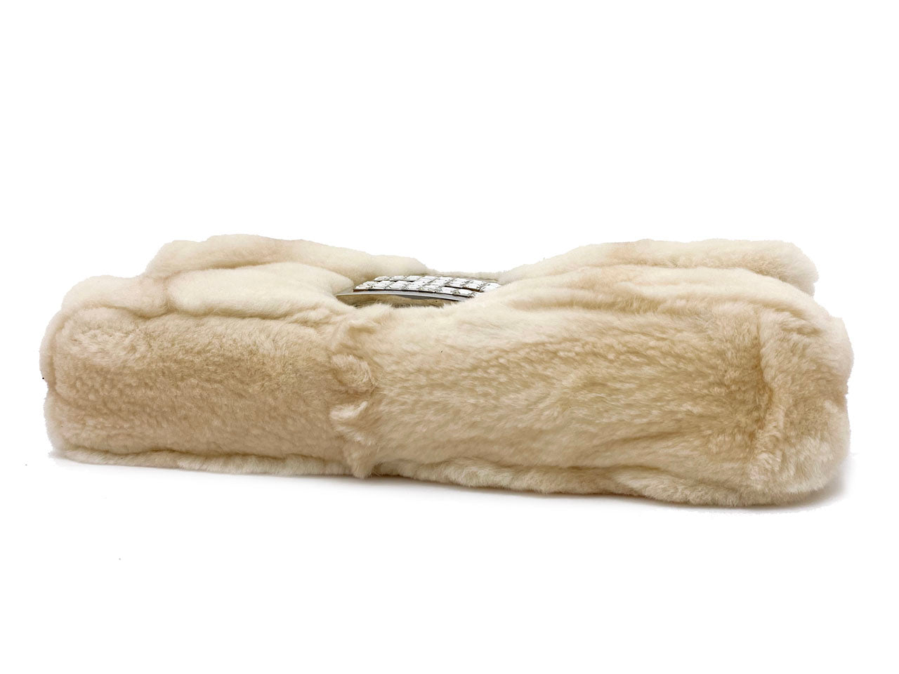 フェンディ/ハンドバッグ マンマバケット ミンク×パイソン