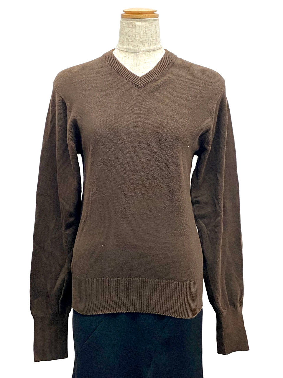 エルメス/Vネックニットセーター