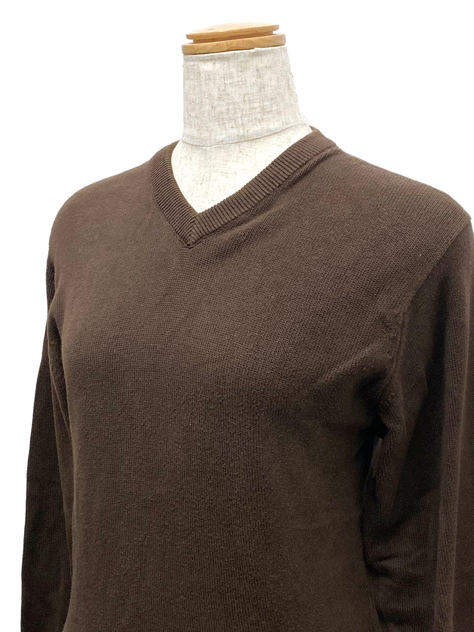 エルメス/Vネックニットセーター