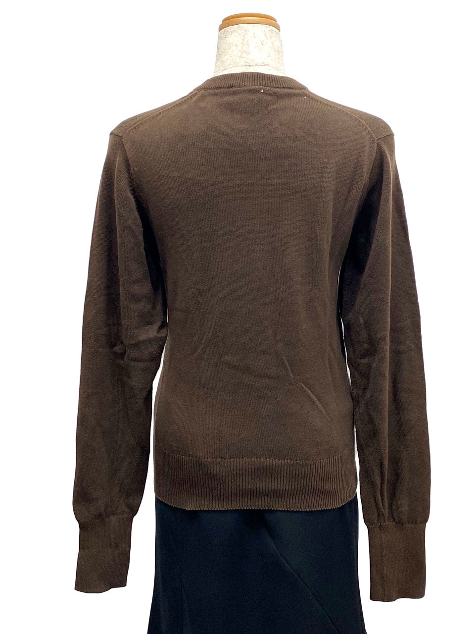 エルメス/Vネックニットセーター