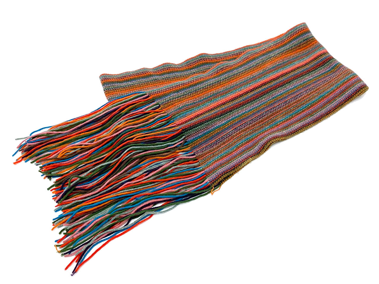 オールドイングランド/カシミヤフリンジマフラー