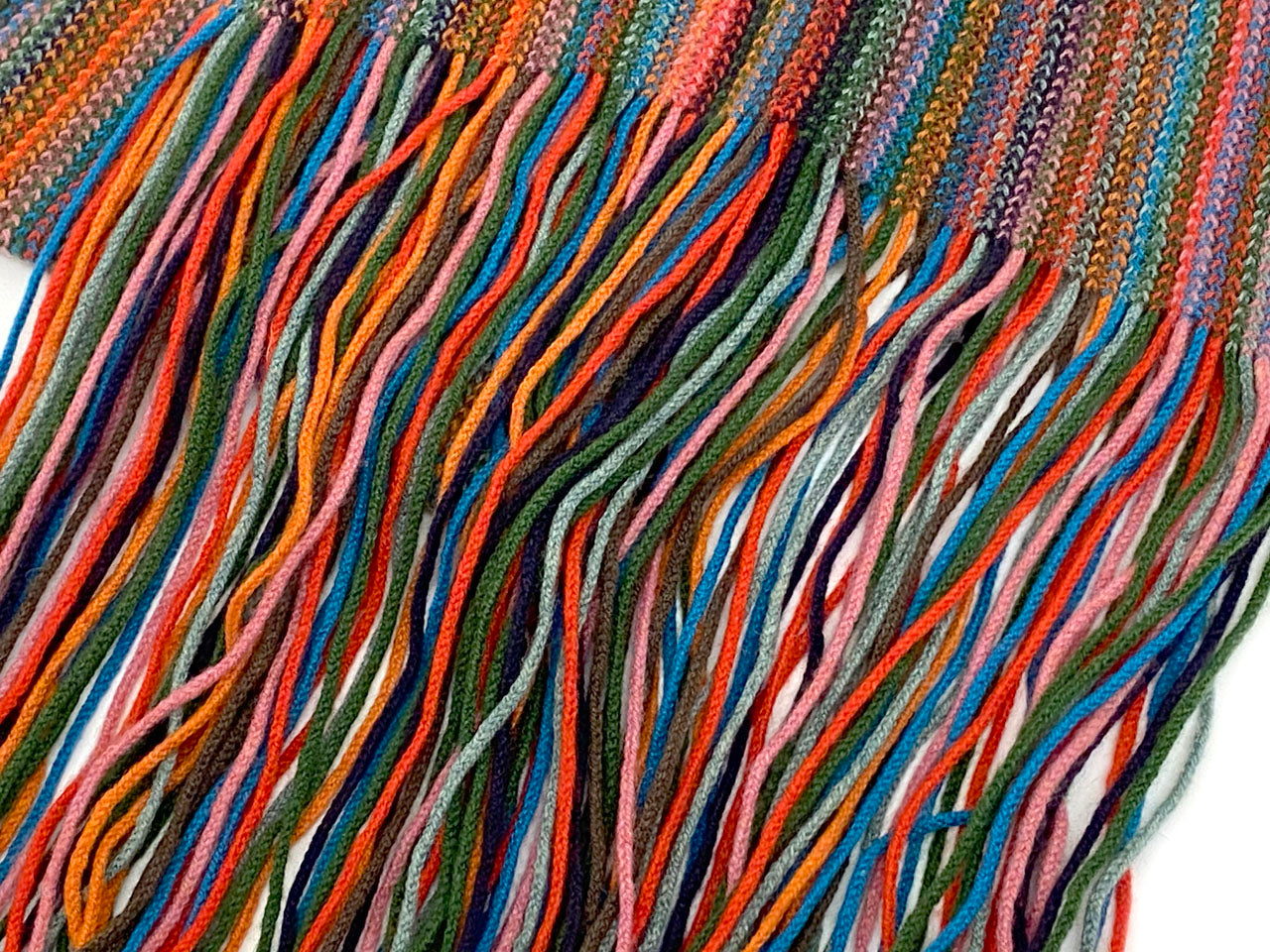 オールドイングランド/カシミヤフリンジマフラー